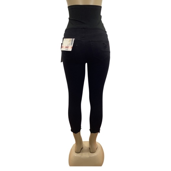 S.O.N.G. Maternity Curvy Skinny Ankle Grazer New With Tags - Picture 3 of 7